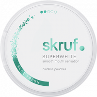 Skruf Super White Aloe Fresh Medium Slim