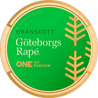 Goteborgs Rape ONE Göteborgs Rapé Granskott Strong White