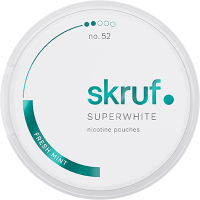 Skruf Super White no.52 Fresh Mint Medium
