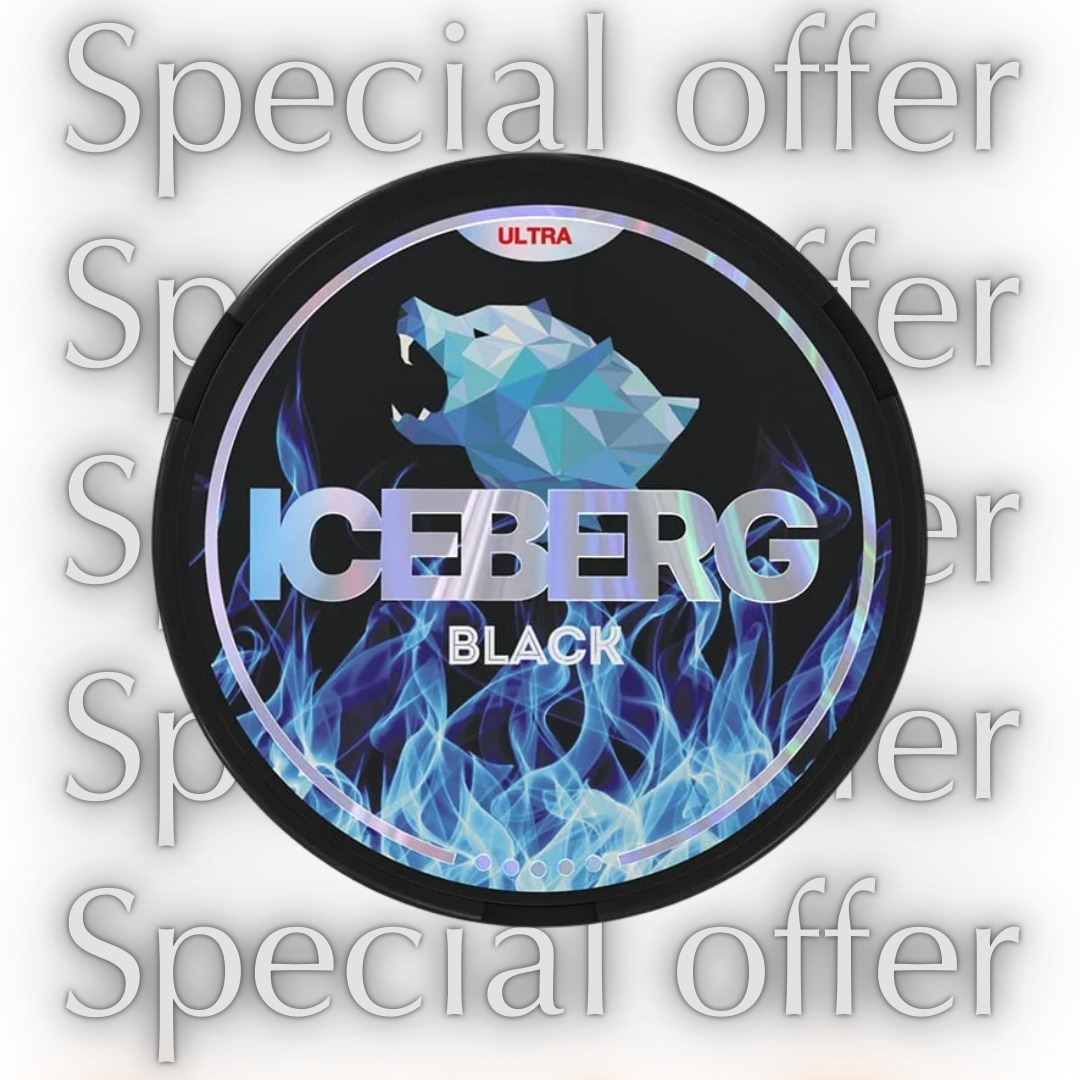 Iceberg Black Sample Bag
